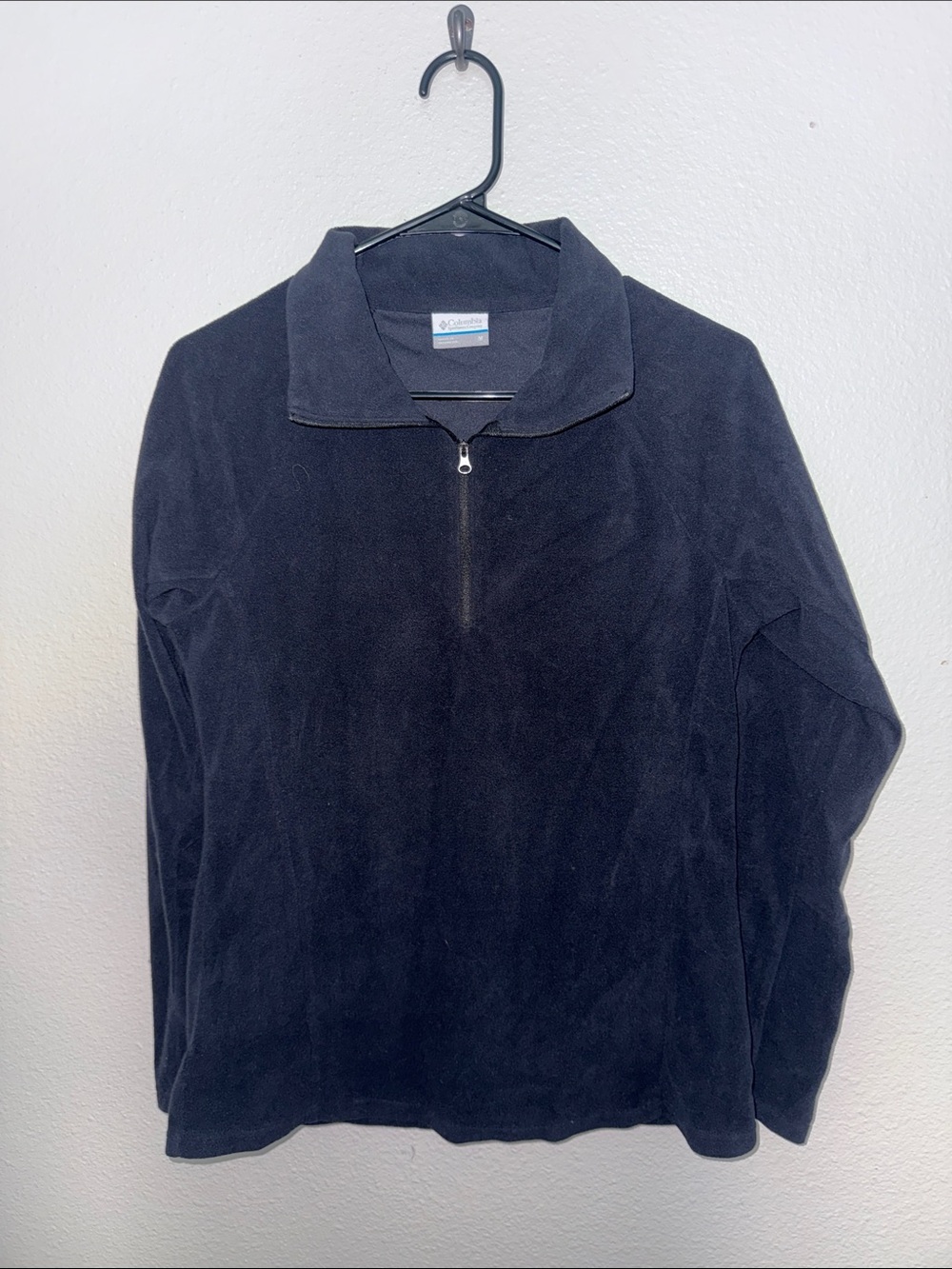 Columbia Black Half-Zip Fleece Pullover
